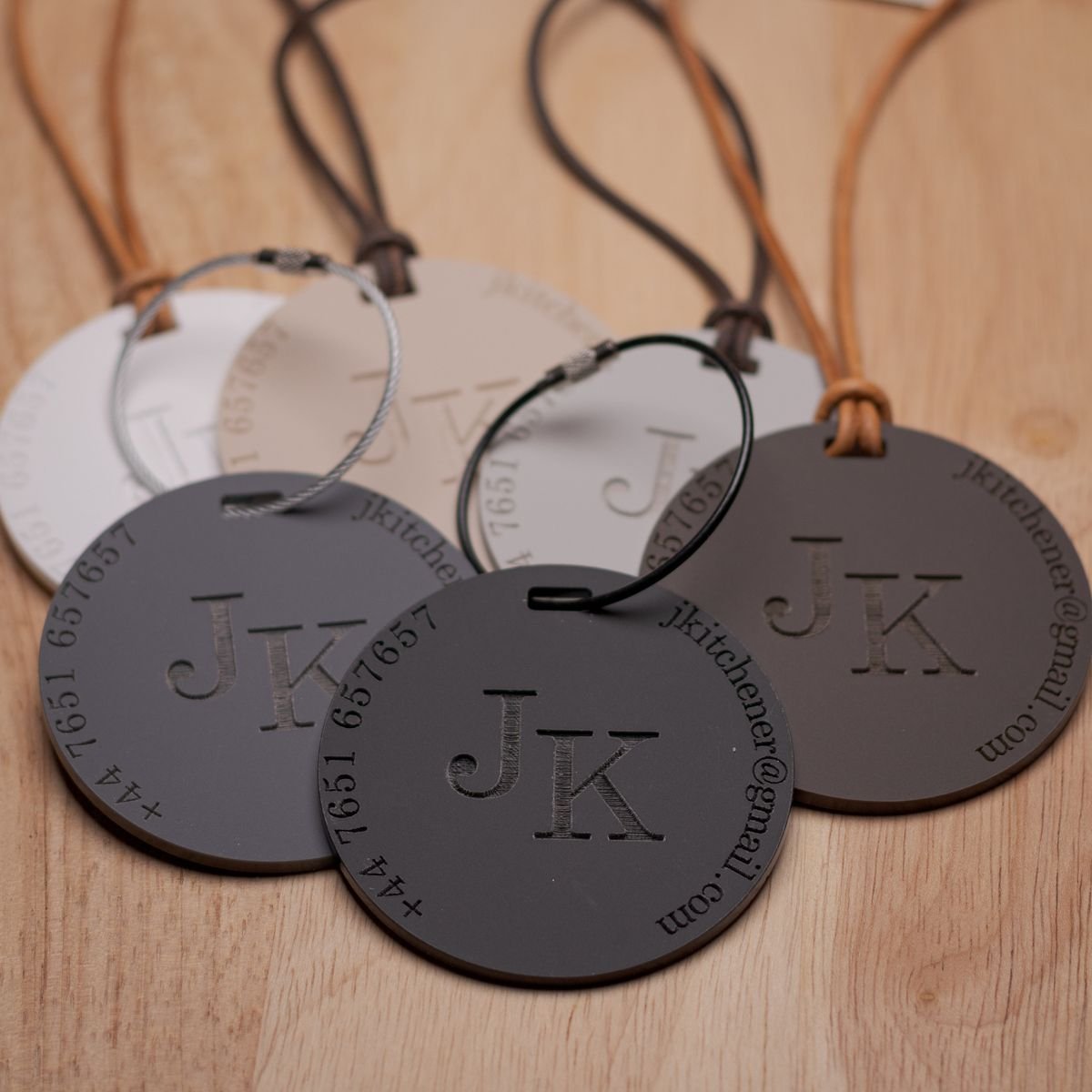 leather tags for bags