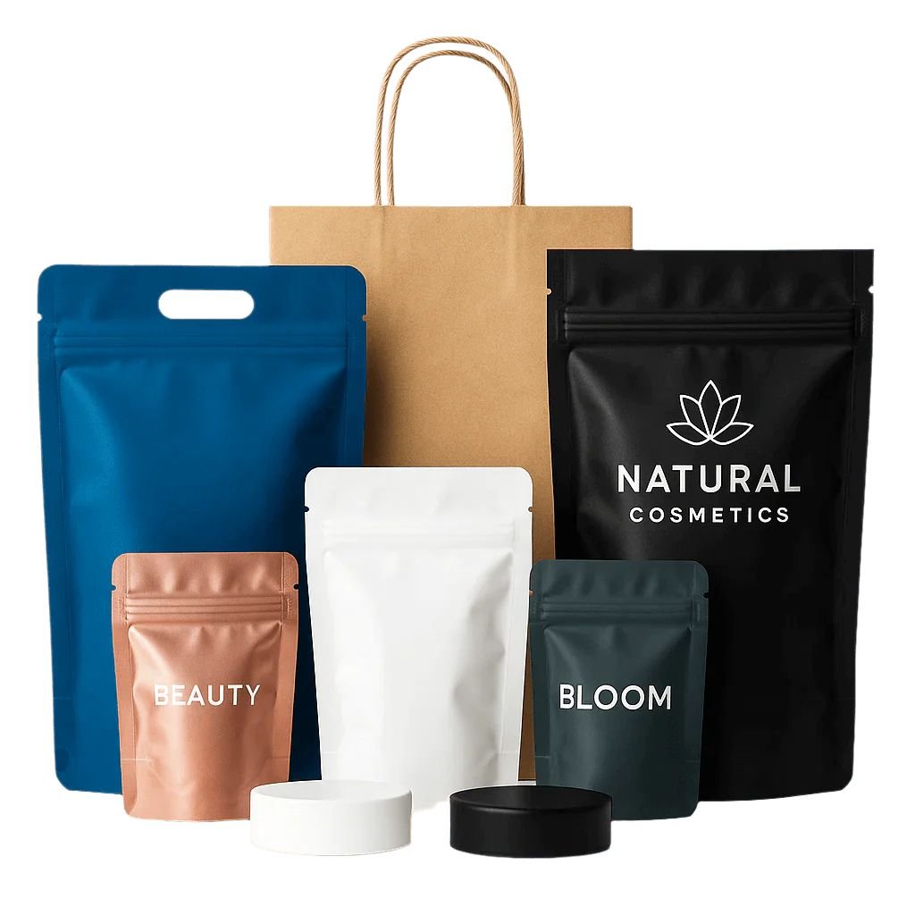 custom stand up pouches wholesale