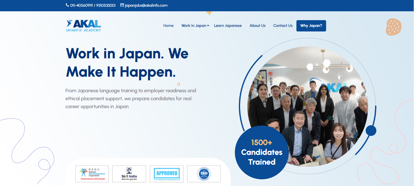 Learn Japanese Language and work in Japan